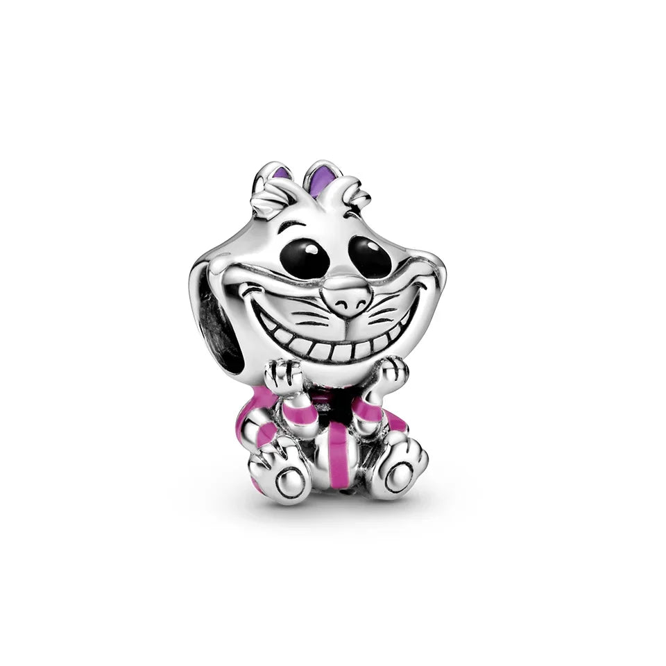 New Sterling Silver Charm 100th anniversary pendant Fit Original Pandora Bracelet Herocross Disney Micky Women DIY jewelry gift