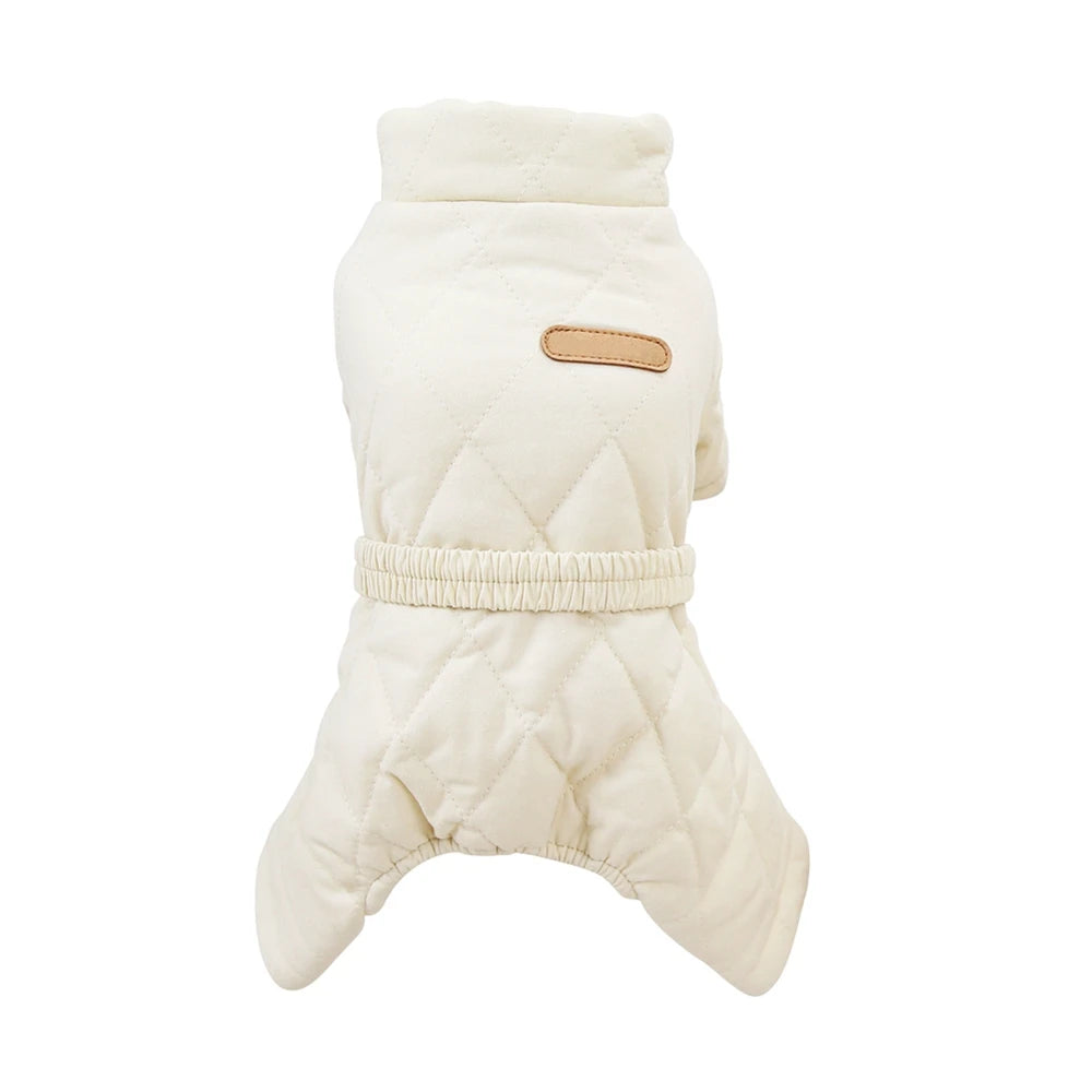 Winter Pet Hoodies Sweatshirt Cotton Clothes Dot Coat Super Warm Jumpsuit For Puppy Small Dogs Chihuahua Doggie Jacket Jumpsuit