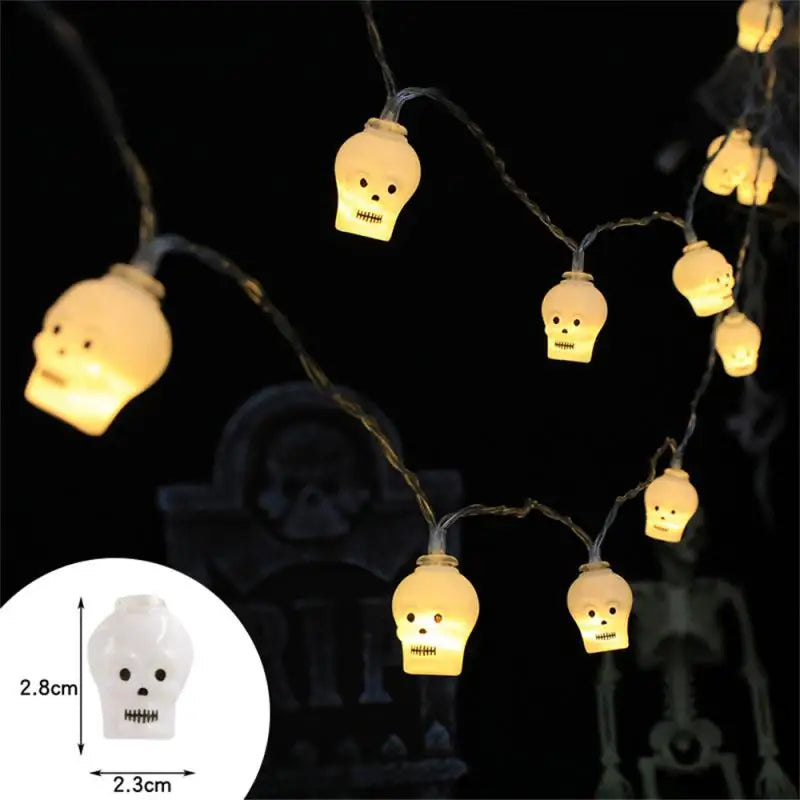Halloween Pumpkin Bat Spider Light String Ghost Festival Party Favor Trick Or Treat Happy Halloween Day Decor For Home 2024