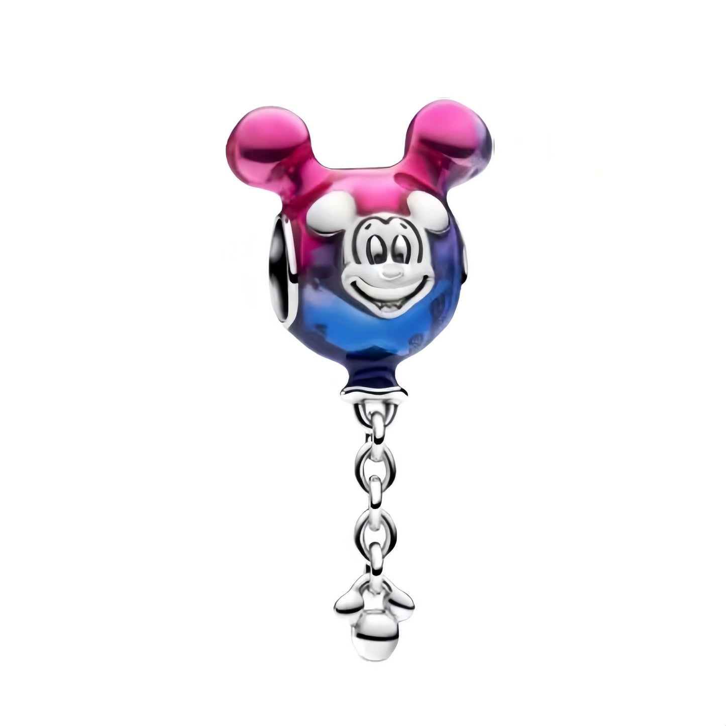 925 sterling silver jewelry MINISO Disney Halloween trio charm suitable for Pando original bracelet women pendant beads DIY gift