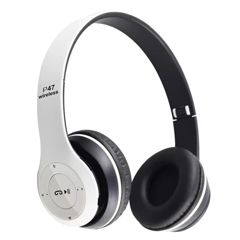 Air P47 Headset 5.0 Bluetooth Headset Folding Series Wireless Sports Game Stereo Headset for iPhone XiaoMi PK P9 Earphones gift