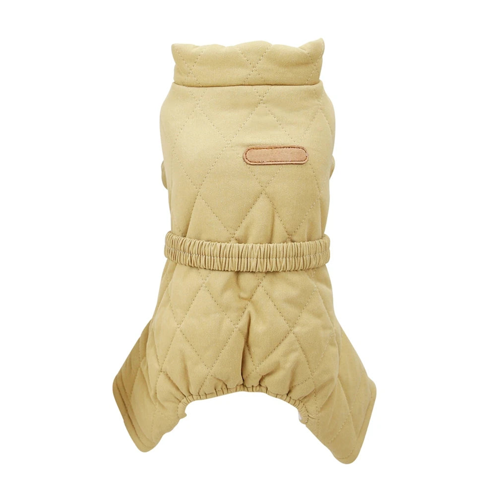 Winter Pet Hoodies Sweatshirt Cotton Clothes Dot Coat Super Warm Jumpsuit For Puppy Small Dogs Chihuahua Doggie Jacket Jumpsuit