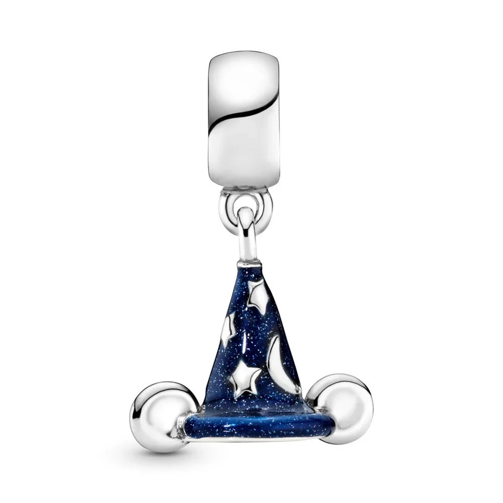 New Sterling Silver Charm 100th anniversary pendant Fit Original Pandora Bracelet Herocross Disney Micky Women DIY jewelry gift