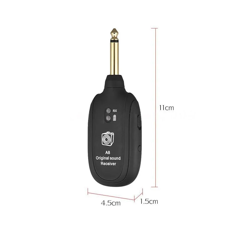 Built-in Rechargeable Wireless Guitar Transmitter